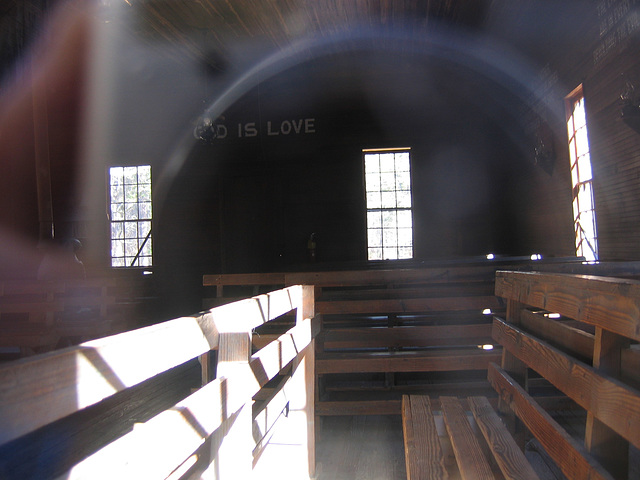 Inside the chapel..