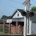 The Brickhouse by the railroad crossing