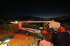 Tour Bus Arriving at Living Waters Spa - DHS Spa Tour 2011 (8849)