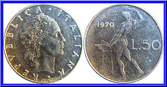 Italie 50 Lires 1970
