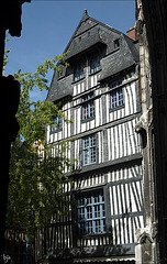 Rouen, une façade cossue