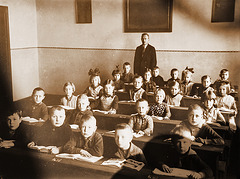 1929 - Schulklasse im Freistaat Schaumburg-Lippe