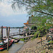 Maekhlong town at the Maenam Mae Khlong river