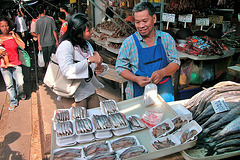 Pla Insi, salted mackerels