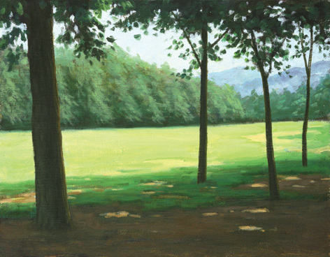 A Scene in Isle Nami2남이섬풍경2南怡島風景2 oil on canvas 32x41cm(6f)