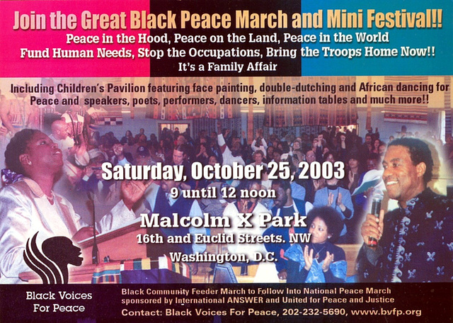 GreatBlackPeaceMarch.WDC.25October2003