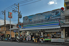 Loei city main road Charoen-Rat