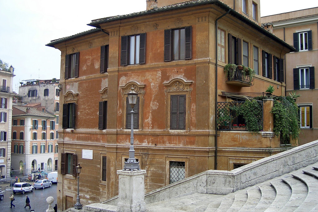 Rom, Villa links neben der spanischen Treppe