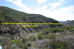 St Francis Dam Site - Old San Francisquito Canyon Road - Annotated (9735)