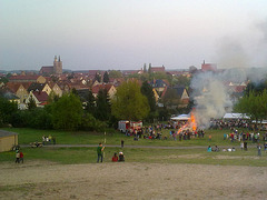 Osterfeuer in Jüterbog