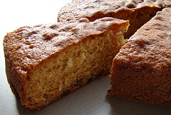 Brown sugar pound  cake (with rasins? :-))