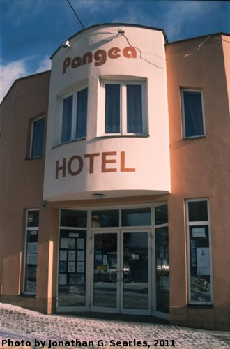 Pangea Hotel, Telc, Kraj Vysocina, Moravia (CZ), 2011