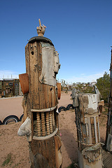 Noah Purifoy Outdoor Desert Art Museum - Gas Station (9865)