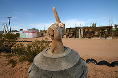 Noah Purifoy Outdoor Desert Art Museum - Gas Station (9866)