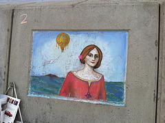 Chalk art at Redondo Splashwall, 4/21/12