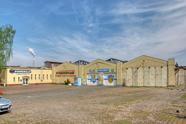 ehemalige Fanhalle des Chemnitzer FC