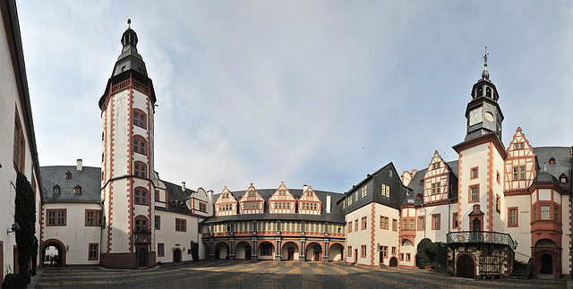 Weilburg Schlosshof, Panorama