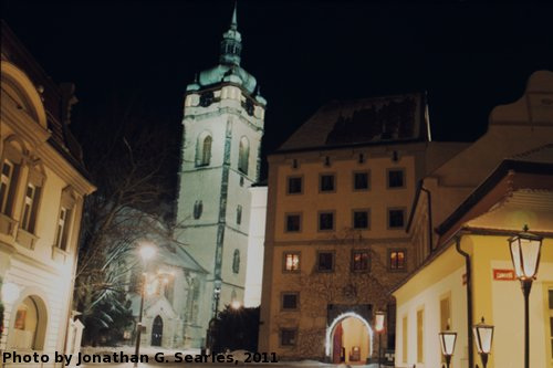 Melnik at Night, Edited Version, Bohemia (CZ), 2011