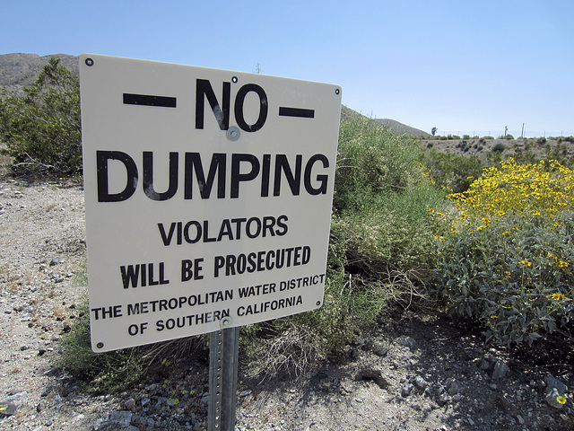 Blind Canyon - MWD Sign (0321)
