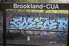 13.GraffitiTagging.WMATA.BrooklandCUA.NE.WDC.6April2011