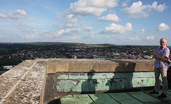 Looking east from the tower