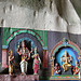 Tempelfiguren in der Höhle