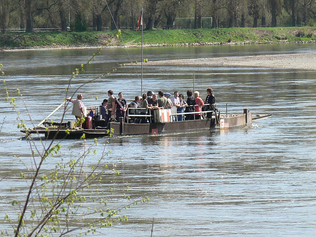 Floßfahrt auf der Donau