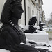 sphinxes in the snow