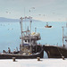 Fishing Boats (=어선=漁船=Fisxboatoj)_ oil on canvas=olee sur tolo_ 45x65.2cm(15p)_2008
