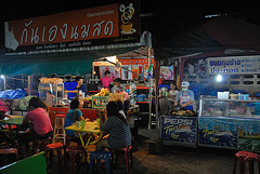 Food stalls at the night market