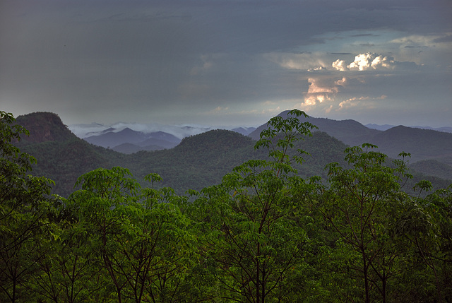 Mountain view over Loei's province