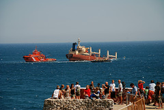 NEW FLAME sinking off Europa Point, Gibraltar