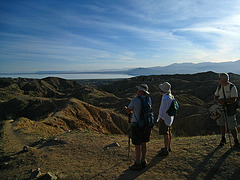 Great Outdoors Hike To The Grottos In Mecca Hills - Contemplation of the Salton Sea