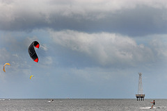 Oli and other kite surfer