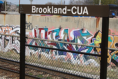45.GraffitiTagging.WMATA.BrooklandCUA.NE.WDC.6April2011