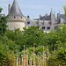Chaumont / Loire ; le château depuis les jardins