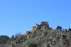 les ruines du vieux château de Beaufort