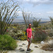 Kirk on the trail to Maidenhair Falls in Anza-Borrego (1660)
