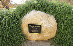 Mary M. Gibson Garden plaque (0006)
