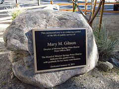 Mary M. Gibson Memorial plaque (0008)
