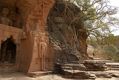 Jain Rock Temples, 400 AD. Gwalior. India