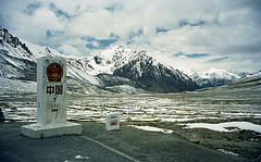 Khunjerab Pass: Border China-Pakistan