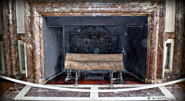 Fireplace in the Palace of Versailles