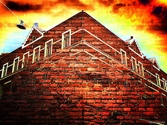 Red brick house