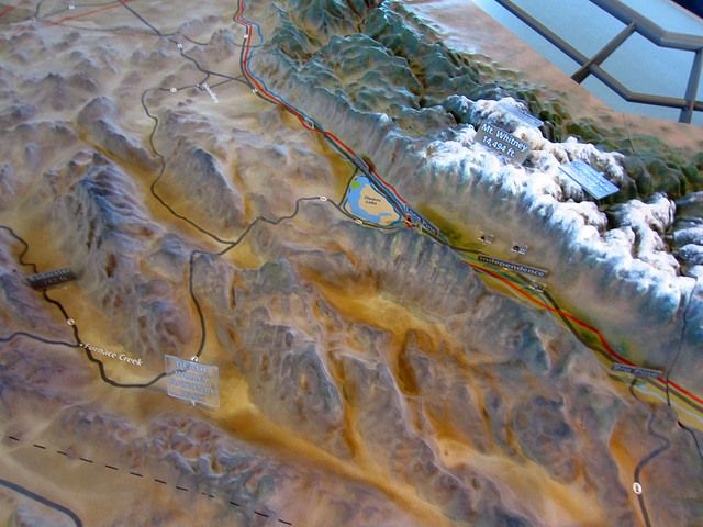 Relief Map at Visitor Center (0020)