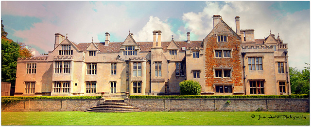 Side view of Rushton Hall
