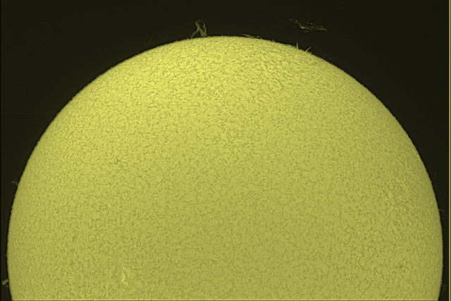Soleil H-alpha 26 juin 2011 vid10-11