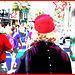 Chapeau hétéroclite / Sexy hatter lady of mature ages !  Disney Horror pictures show - Orlando, Florida. USA / 30 décembre 2006 - Version postérisée