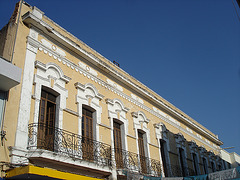 Balcons mexicains en angle diagonal