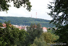 Vue de Vrsovice depuis le parc